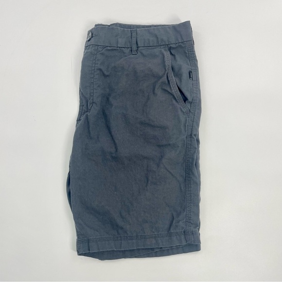 ONIA Linen Blend Breathable Chino Shorts Mens Sz‎ 36 Light Dark Gray 10" - Picture 10 of 11
